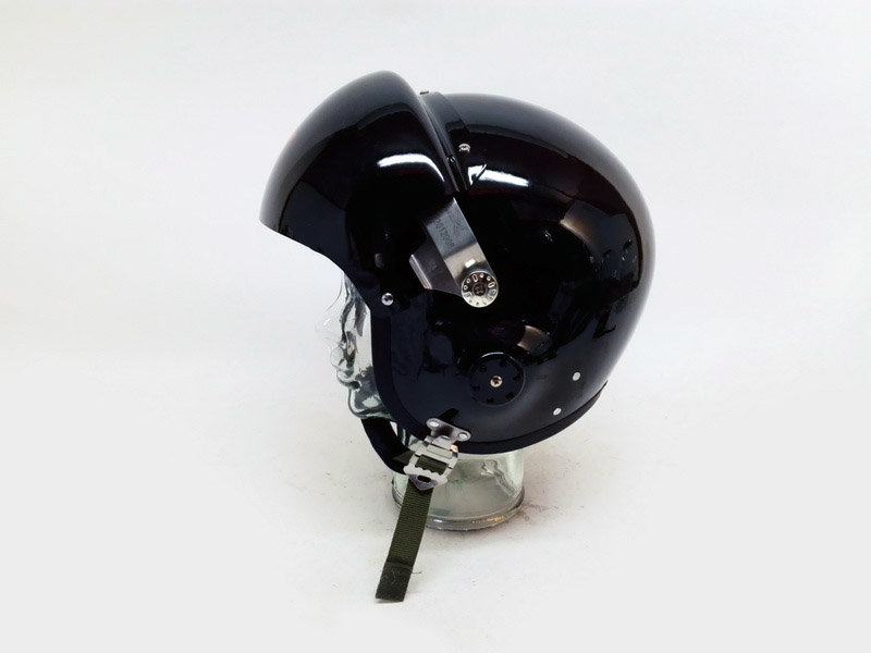 casco aviador militar negro.2viseras.fibra (18eu.) 1u